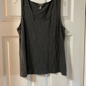 Gray Sleeveless Women's Top